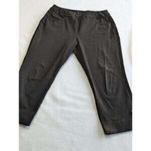 Soft Surroundings Capri Womens Black Pull On Stretch‎ Pants Medium Petite